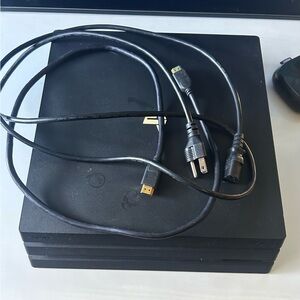 Ps4 pro with cords no remote barely used